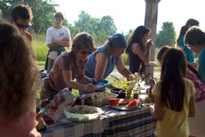 Firefly Festival meal